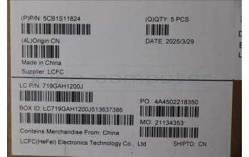 Lenovo 5CB1S11824 Tastatur inkl. Topcase ASM_UK L 83F5EB RGB