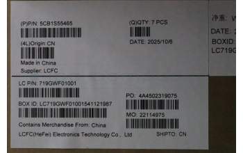 Lenovo 5CB1S55465 COVER MP6C0_C_COVER_WWAN_SUB_ASSY