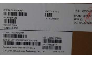 Lenovo 5CB1S90494 COVER HUD W/KB_SWS L 21TR LG