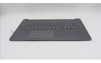 Lenovo 5CB1U59316 C-Cover with keyboard, German, Luna Grey, Backlight, 4CELL, UK