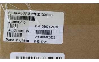 Lenovo 5D10Q93993 Lenovo LCD Module, 11.6\", HD, IPS, Anti-Glare, 250nit