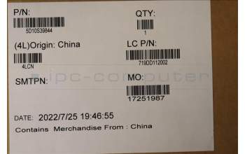 Lenovo 5D10S39844 Lenovo LCD Module, 17.3\", HD+, Non-Touch, Anti-Glare, TN, 250nit, 60%NTSC