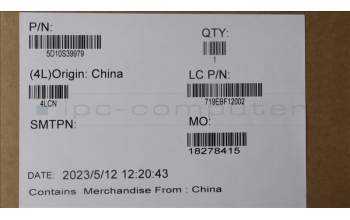 Lenovo 5D10S39979 Lenovo LCD Module,16\",3.2K,Touch,Anti-Glare,IPS,400nit,100%DCI-P3