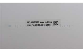 Lenovo 5D10S40012 Lenovo LCD Module, 17.3\", FHD, Non-Touch, Anti-glare, IPS, 72%NTSC