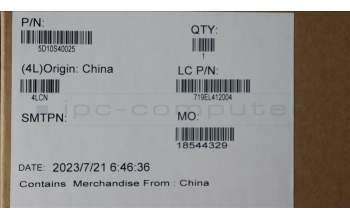 Lenovo 5D10S40025 Lenovo LCD Module, 14.5\", 2.9K, Non-Touch, OLED, 400nit, 100%DCI-P3