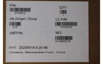 Lenovo 5D10S40210 Lenovo LCD Module, 14\", WQUXGA, Touch, Glare, OLED, 100%DCI-P3, Color Calibration