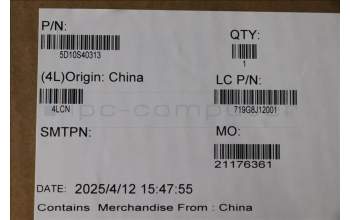 Lenovo 5D10S40313 Lenovo LCD Module, 14\", 2.8K, Touch, Glare, OLED, 500nit, 100%DCI-P3