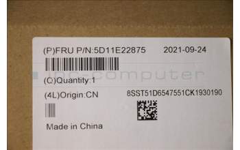 Lenovo 5D11E22875 Lenovo LCD Module, 14\", WUXGA+, Touch, Anti-Glare, IPS, 300nit, 100%sRGB