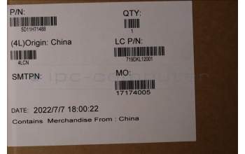 Lenovo 5D11H71488 FRU 16 16:10 2.5k IPS Color CS