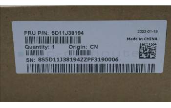 Lenovo 5D11J38194 Lenovo LCD Module, 16\", WQXGA, Non-Touch, Anti-Glare, IPS, 500nit, 100%sRGB, Colour Calibration