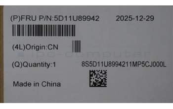 Lenovo 5D11U89942 Lenovo LCD Module, 15.3\", WQXGA, Non-Touch, Glare, OLED, 500nit, 100%DCI-P3, Color Calibration