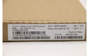 LENOVO 5D50U84454 Lenovo USB Keyboard Slim - IT