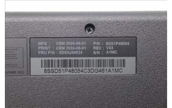 Lenovo 5D50U84624 DT_KYB Tra USB AI KB BLK_TW-US