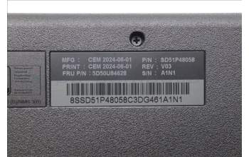 Lenovo 5D50U84628 DT_KYB Tra USB AI KB BLK_FR