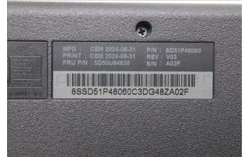 Lenovo 5D50U84630 DT_KYB Tra USB AI KB BLK_F-C 058