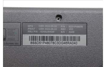 Lenovo 5D50U84648 DT_KYB Tra USB AI KB BLK_SP