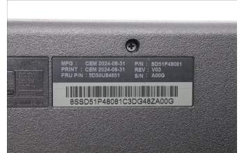 Lenovo 5D50U84651 DT_KYB Tra USB AI KB BLK_Thai