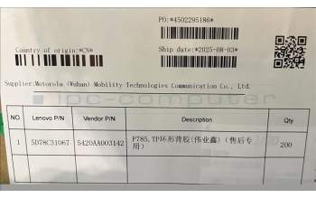 Lenovo 5D78C31067 TB361FU TP Tab&*5420AA003142 CS