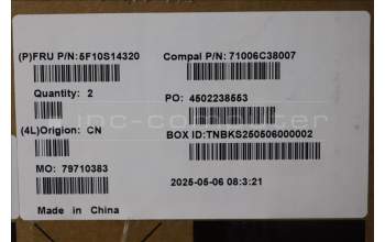 Lenovo 5F10S14320 Lüfter Thermal w/Lüfter C 83JE X6 HY