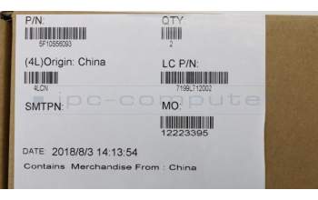 Lenovo 5F10S56093 Lüfter Lüfter L 81HC L+R