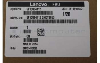 Lenovo 5F10U94112 Lüfter TW 8025 New IC Front SYS Lüfter