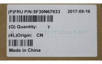 Lenovo 5F30N67933 FP Module C 80X7 W/Cable Silver