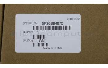 Lenovo 5F30S94870 FINGER_PRT FP BD C 81N5_w/FFC GREY