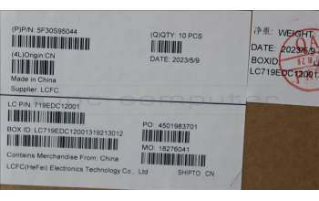 Lenovo 5F30S95044 FINGER_PRT FP BD L21J8 W/FFC&PWR BUTTON