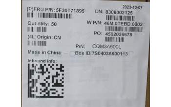 Lenovo 5F30T71895 FINGER_PRT FP BD W 21KJ AG W/BTN