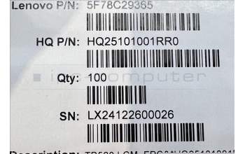 Lenovo 5F78C29365 TB520FU LCM FPC&*HQ25101001RR0 CS