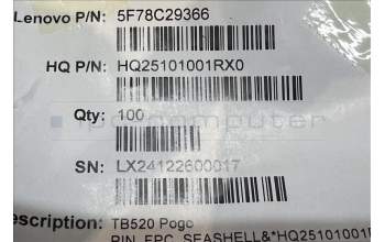 Lenovo 5F78C29366 TB520FU PogoPIN_FPC_WH&*HQ25101001RX0 CS