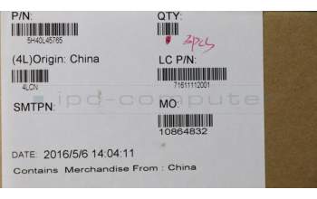 Lenovo 5H40L45765 HEATSINK Thermal Module UMA L80T6