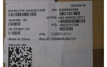 Lenovo 5H40S21205 Heatsink W 21SG KIPO RPL H