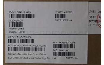 Lenovo 5H40U93179 HEATSINK FRU T5 Top VR HSK