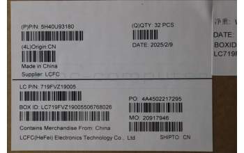 Lenovo 5H40U93180 HEATSINK FRU T5 Rear VR HSK