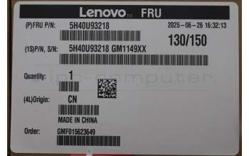 Lenovo 5H40U93218 HEATSINK Gen5 M2 2280 SSD HS