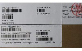 Lenovo 5H41B77277 HEATSINK FU JT4C0/JP4C0_SWG_THM_ASSY_THT