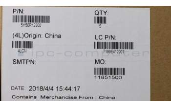 Lenovo 5H50R12300 Scharnier Scharnier L 81EV R+L Normal