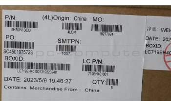 Lenovo 5H50W13830 Scharnier FRUScharnier ACCY KITS Scharnier FSDKX3D1