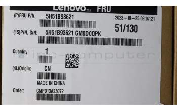 Lenovo 5H51B93621 Sideswipe-1 FRU Scharnier LCD (FSD), for CFRP A-cover