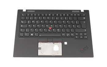 5M10V25505 Original Lenovo Tastatur inkl. Topcase DE (deutsch) schwarz/schwarz mit Backlight und Mouse-Stick