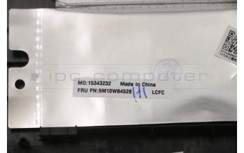 Lenovo 5M10W64528 C-Cover with keyboard, Czech/Slovakian, Black, Non-Backlight, Non-Fingerprint, UK