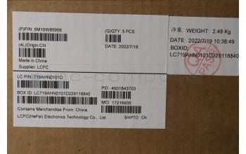 Lenovo 5M10W85956 MECH_ASM GRP KBD BZL,EURO ENG,WL,DB,TRA