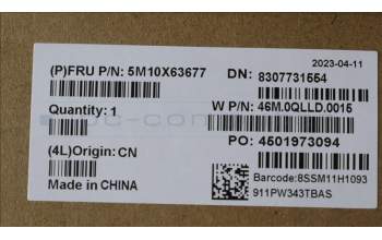 Lenovo 5M10X63677 MECH_ASM 13.3WUXGA,TCH,IVO,RGB+IR,CV,BK