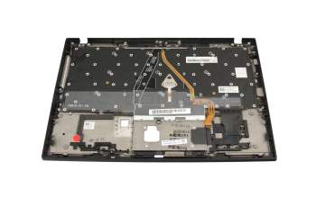 5M10Z27456 Original Lenovo Tastatur inkl. Topcase FR (französisch) schwarz/schwarz mit Backlight und Mouse-Stick