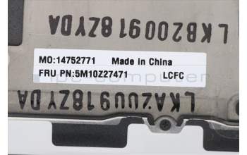 Lenovo 5M10Z27471 MECH_ASM GRP_KBD_BZL_Italian_WLAN_DB_CHY