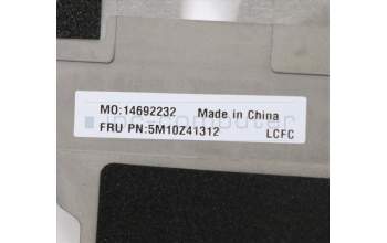 Lenovo 5M10Z41312 MECH_ASM CCov BL KBD NORDIC UK(LTN)BK