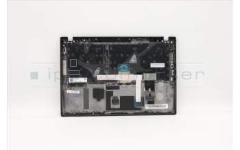 Lenovo 5M10Z41404 C-Cover with keyboard, Italian, Black, Backlight, UK