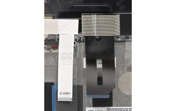 Lenovo 5M10Z41404 C-Cover with keyboard, Italian, Black, Backlight, UK