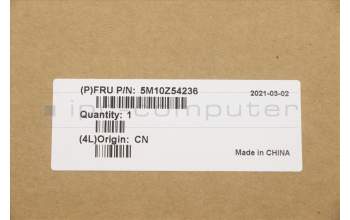 Lenovo 5M10Z54236 MECH_ASM Ccov BKLT KBD BRL UK(LTN)BK FPR